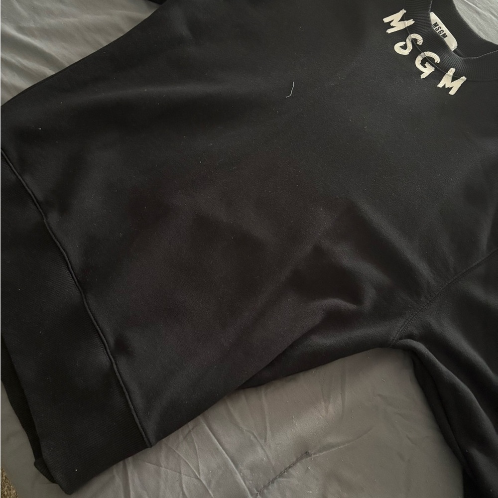 MSGM Black Logo Sweatshirt